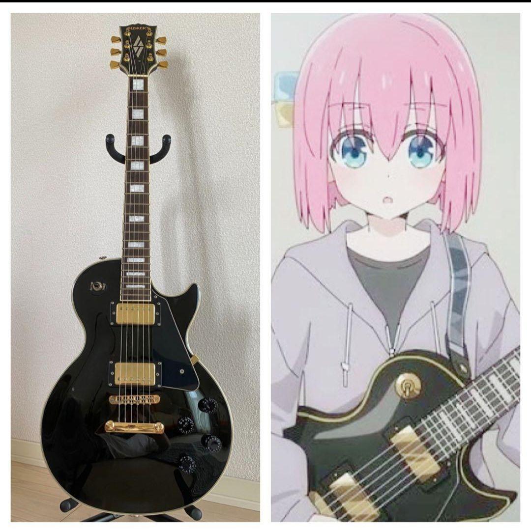 ［ぼっち・ざ・ろっく!］セット 後藤ひとり BUSKER'S レスポールカスタム ぼっち・ざ・ろっく！』公式コラボギターが限定200本で発売決定。“レス