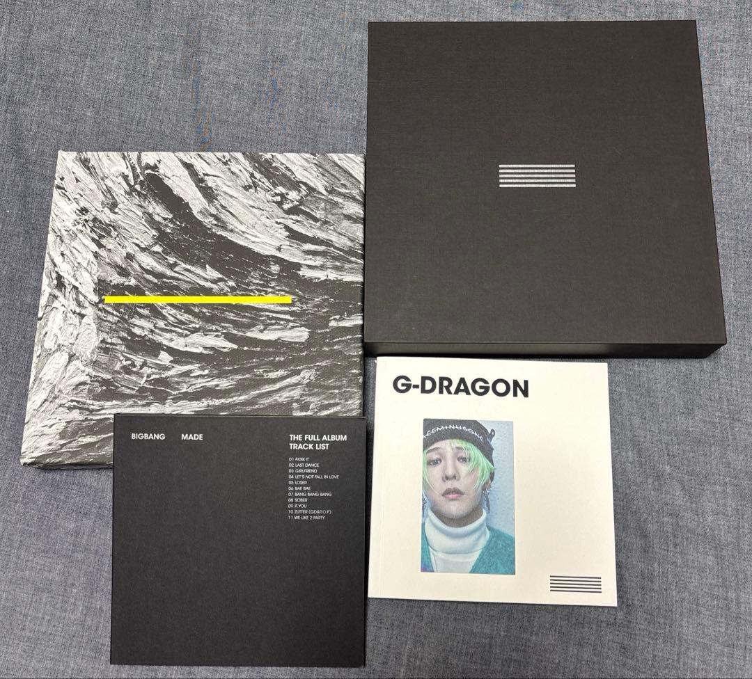 BIGBANG MADE 韓国限定盤 G-DRAGONフォトブック トレカ BIGBANG MADE 韓国限定盤 G-DRAGONフォトブック トレカ BIGBANG MADE
