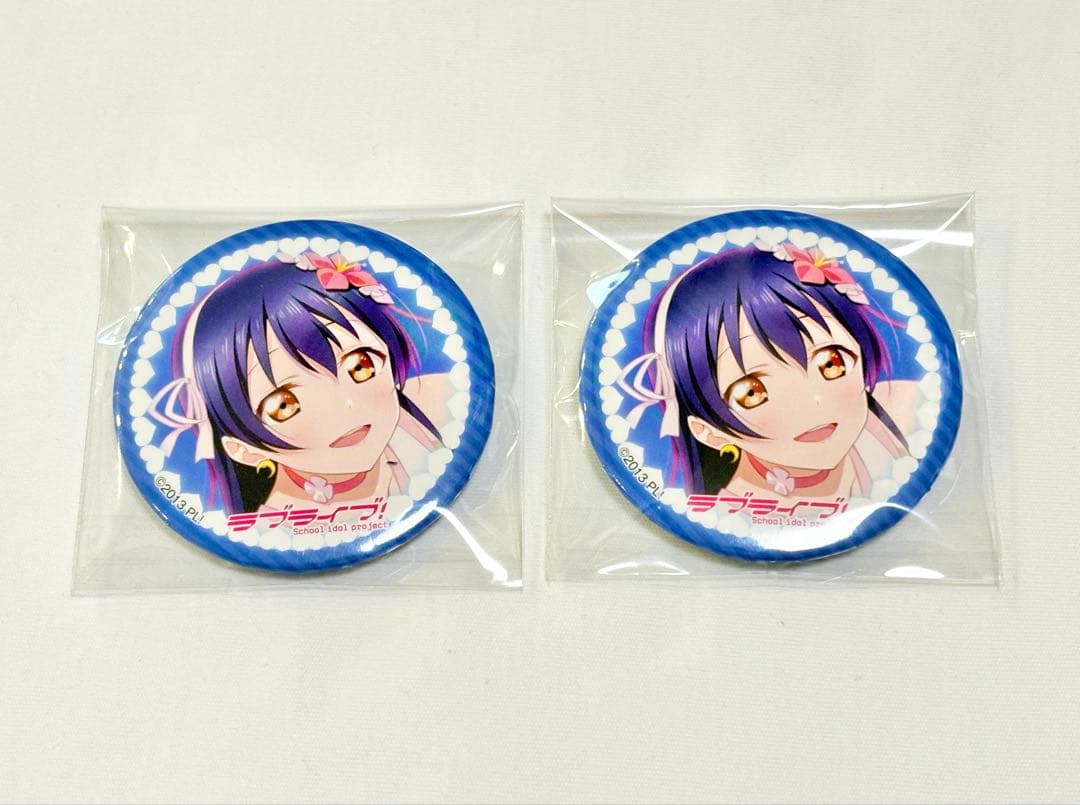 ラブライブ C106 KADOKAWA 缶バッジ 2025夏 μ's 園田海未 - メルカリ