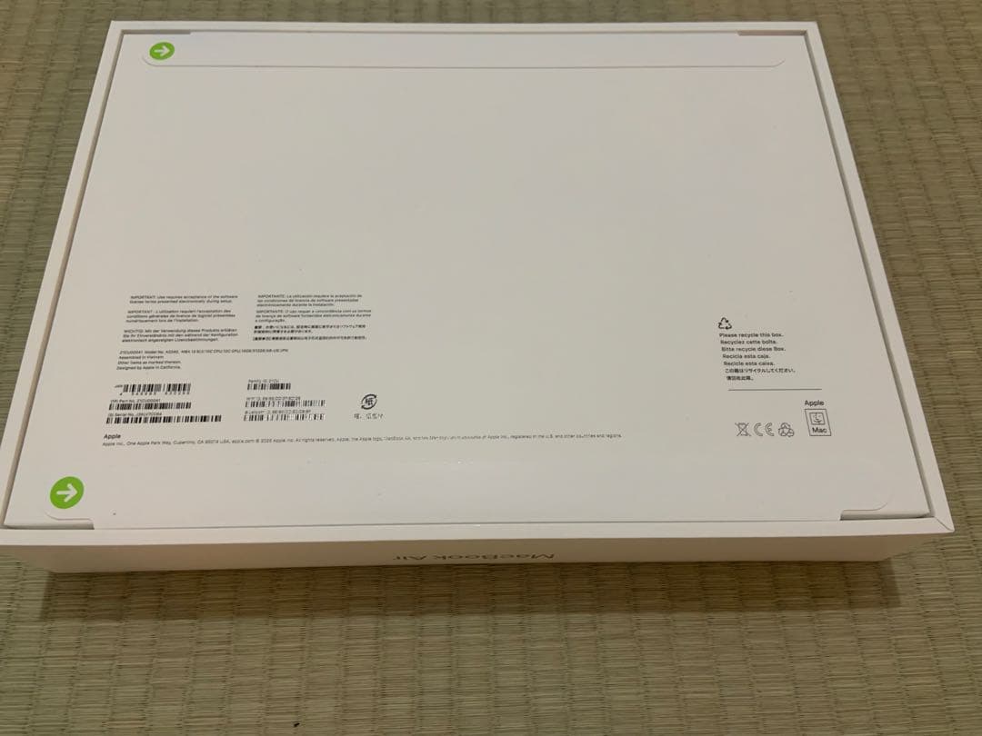 Apple M4 MacBook Air シルバー 16GBメモリ 512GB