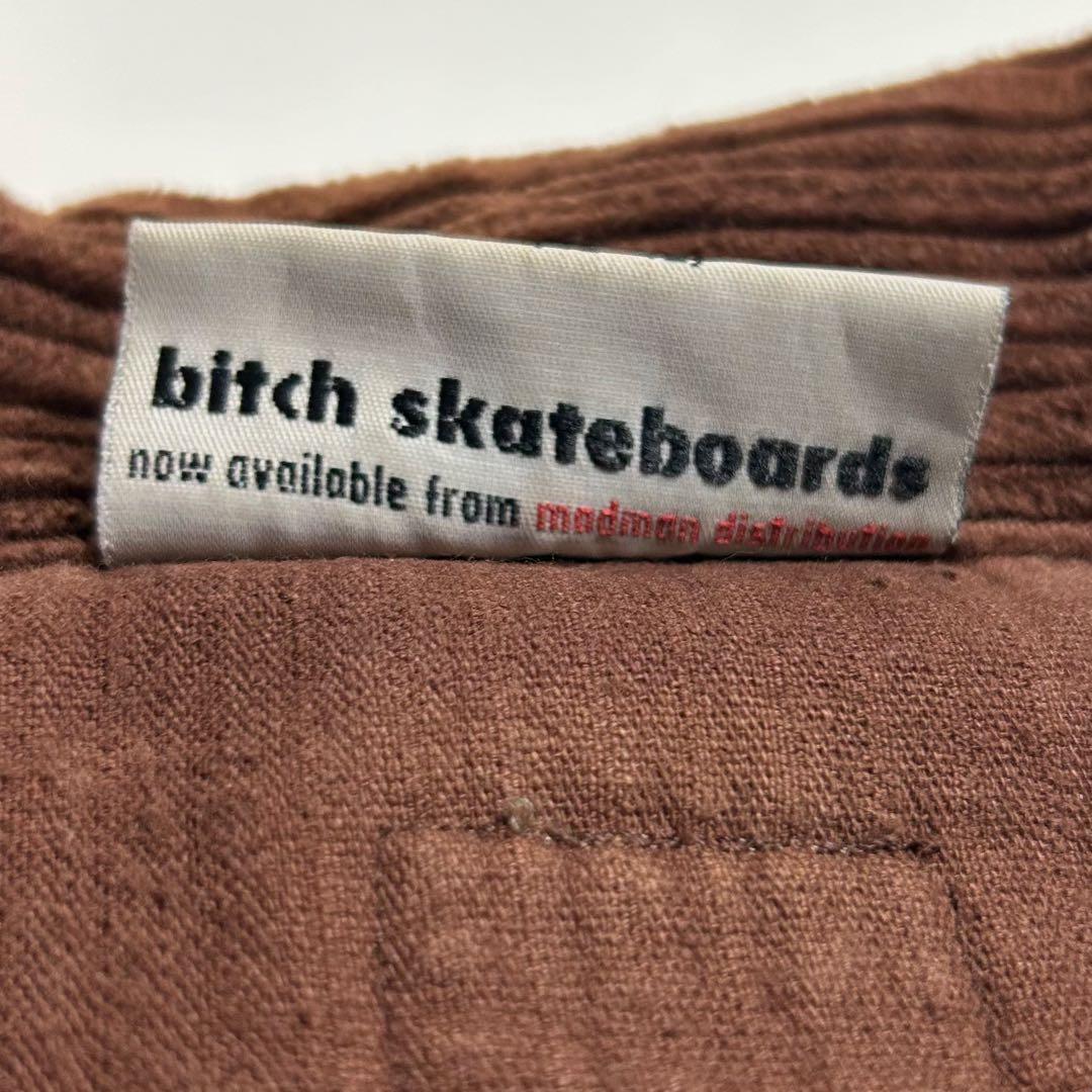 90s【希少】bitch skateboards/コーデュロイジップジャケット - メルカリ