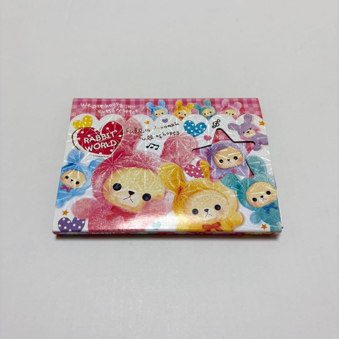 当時物】平成レトロ RABBIT WORLD うさぎ メモ帳 - メルカリ