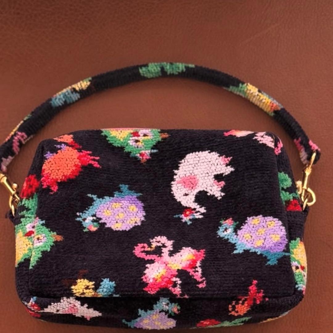 神崎恵×フェイラー 手付きポーチ ネイビー - メルカリ