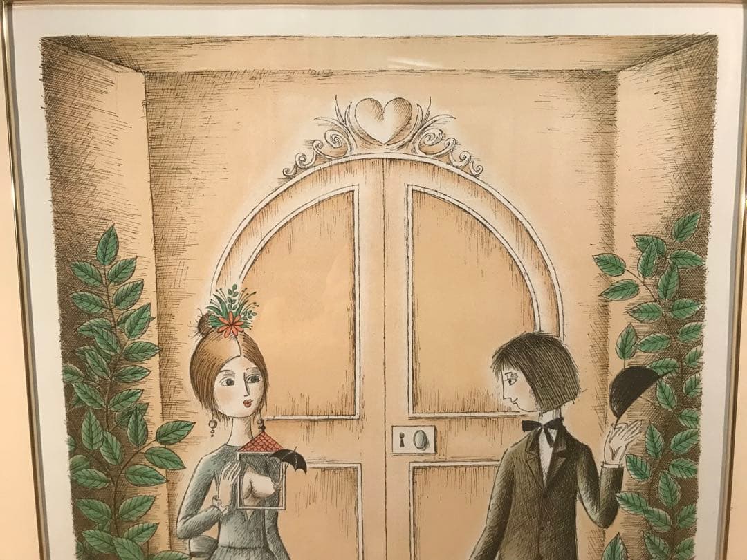 ペイネ 「愛の晴雨計」 リトグラフ 直筆サイン・エディション有り