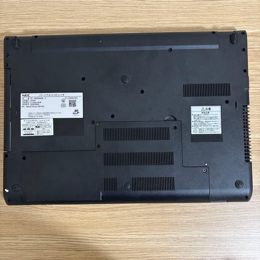 NEC LAVIE 15.6インチ ノートPC 新品SSD メモリ16GB