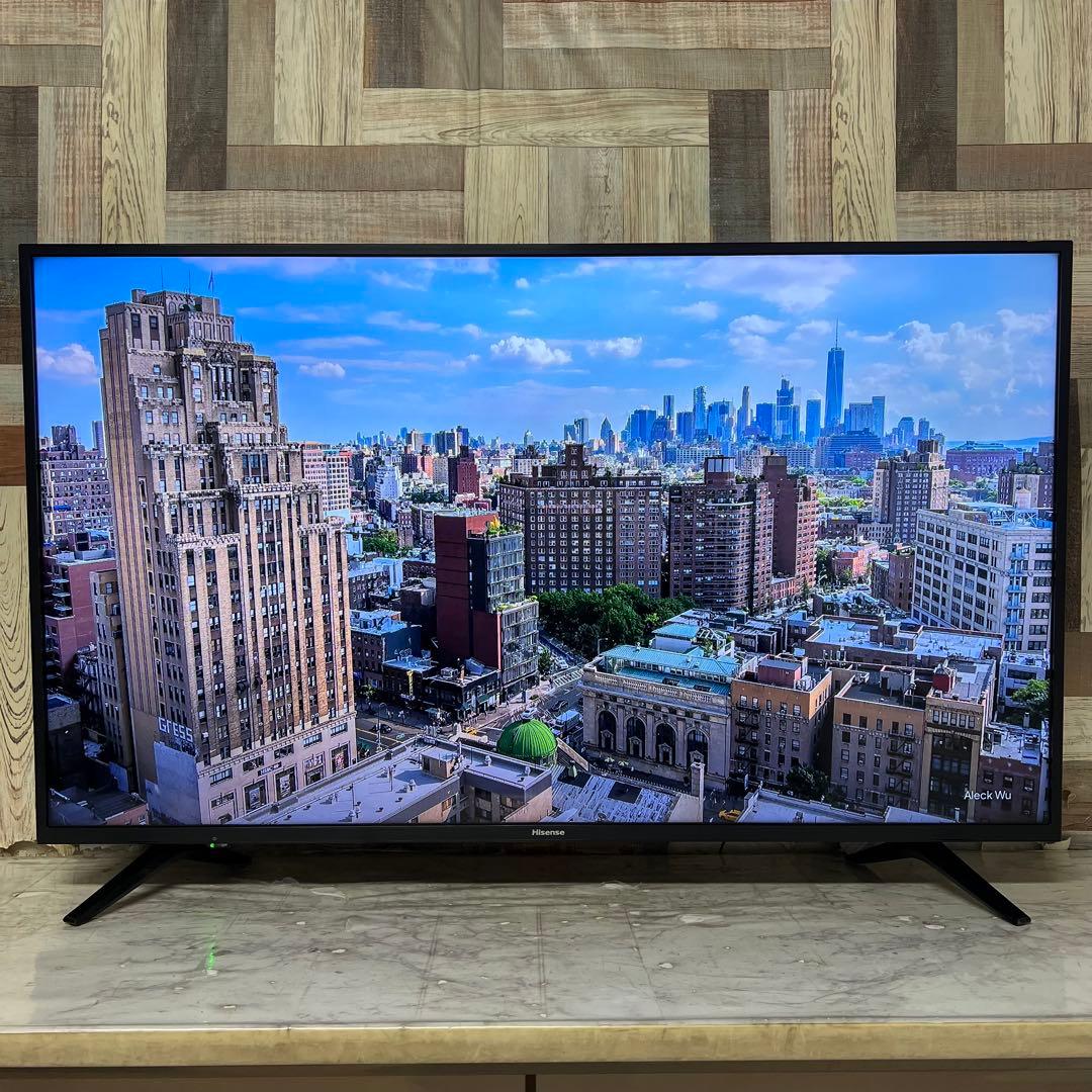 全国送料込❣️ハイセンス50型4K液晶テレビWチューナー外付けHDD録画