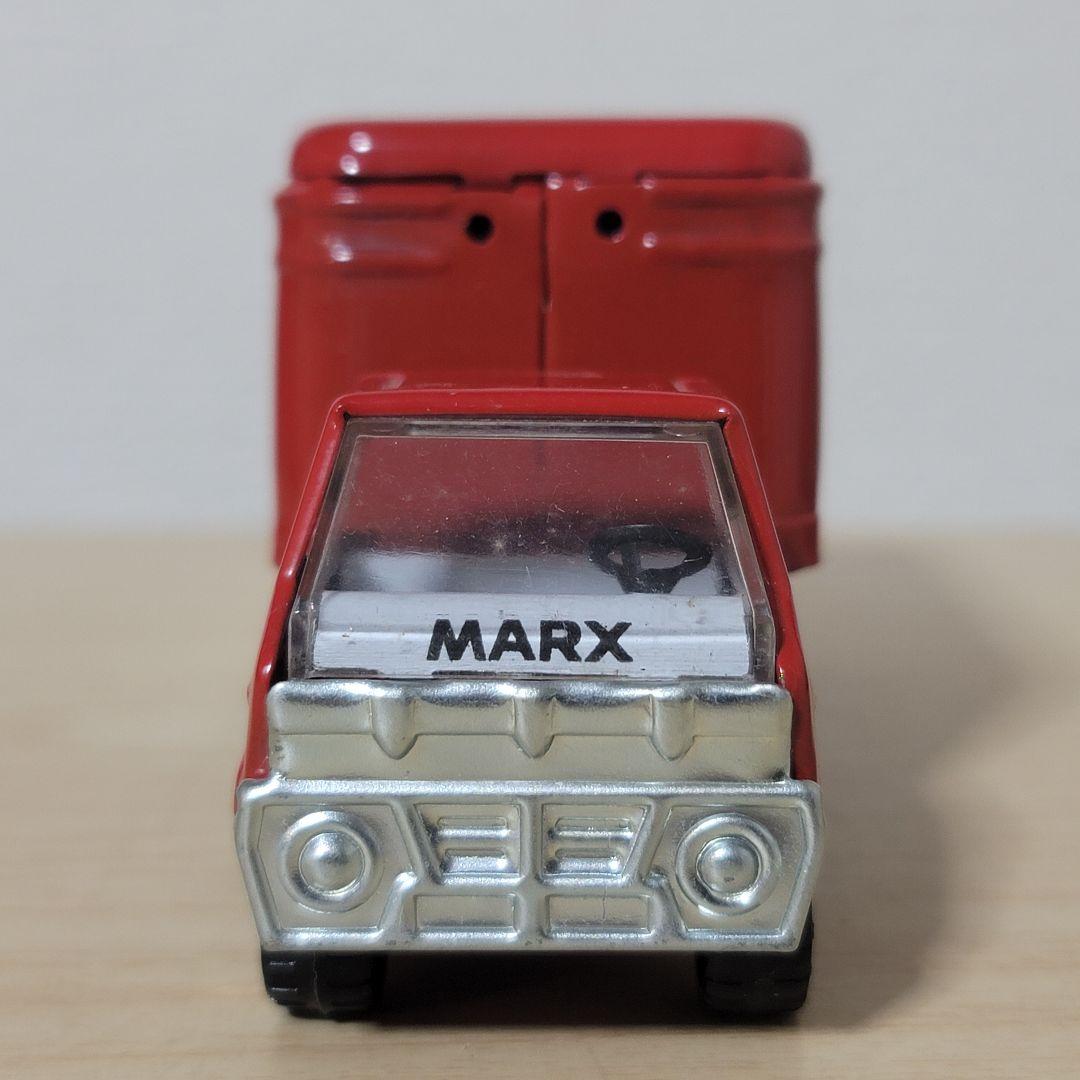 28m日迄価格 昭和レトロ ブリキ MARX 郵便トレーラートラック 箱付き