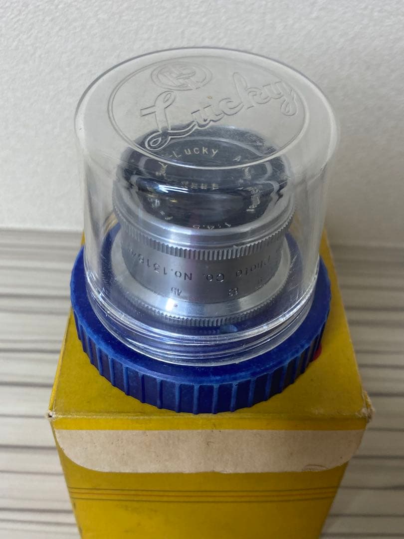 E.Lucky★f=75mm★1:4.5★ Anastigmat カメラレンズ