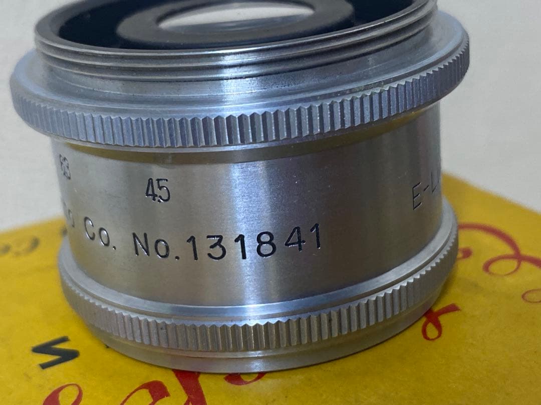 E.Lucky★f=75mm★1:4.5★ Anastigmat カメラレンズ