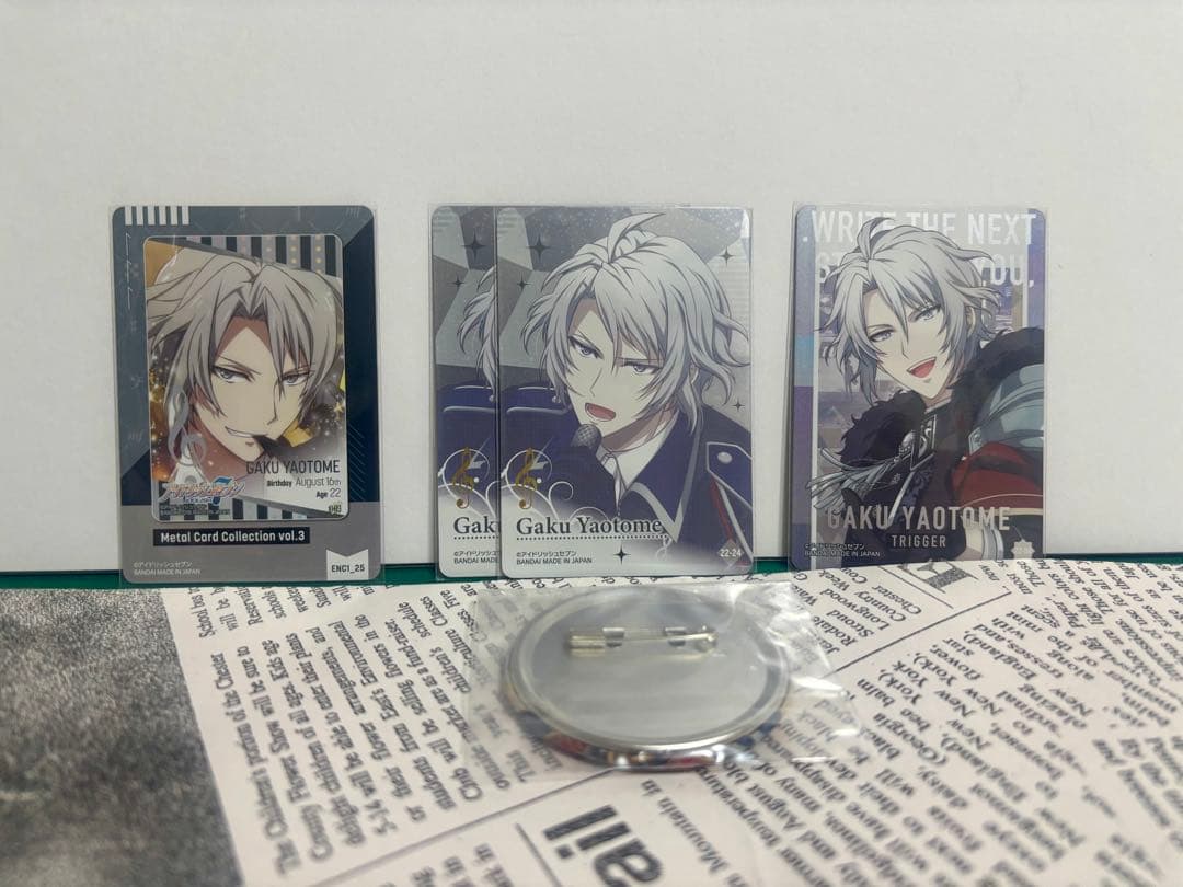 アイナナ 八乙女楽 缶バッジ・カードセット - メルカリ