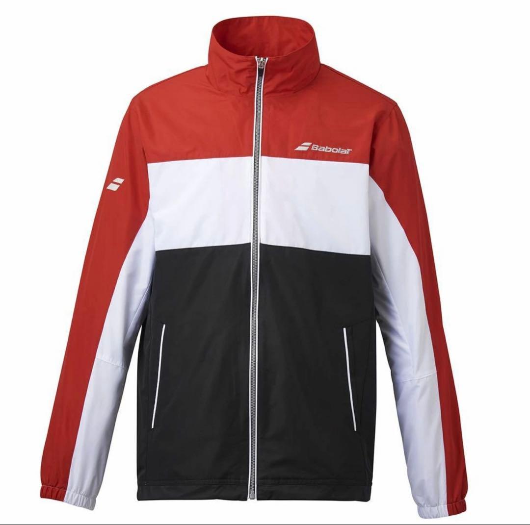 Babolat テニス ウィンドジャケット・パンツセット 上下セット M 赤黒