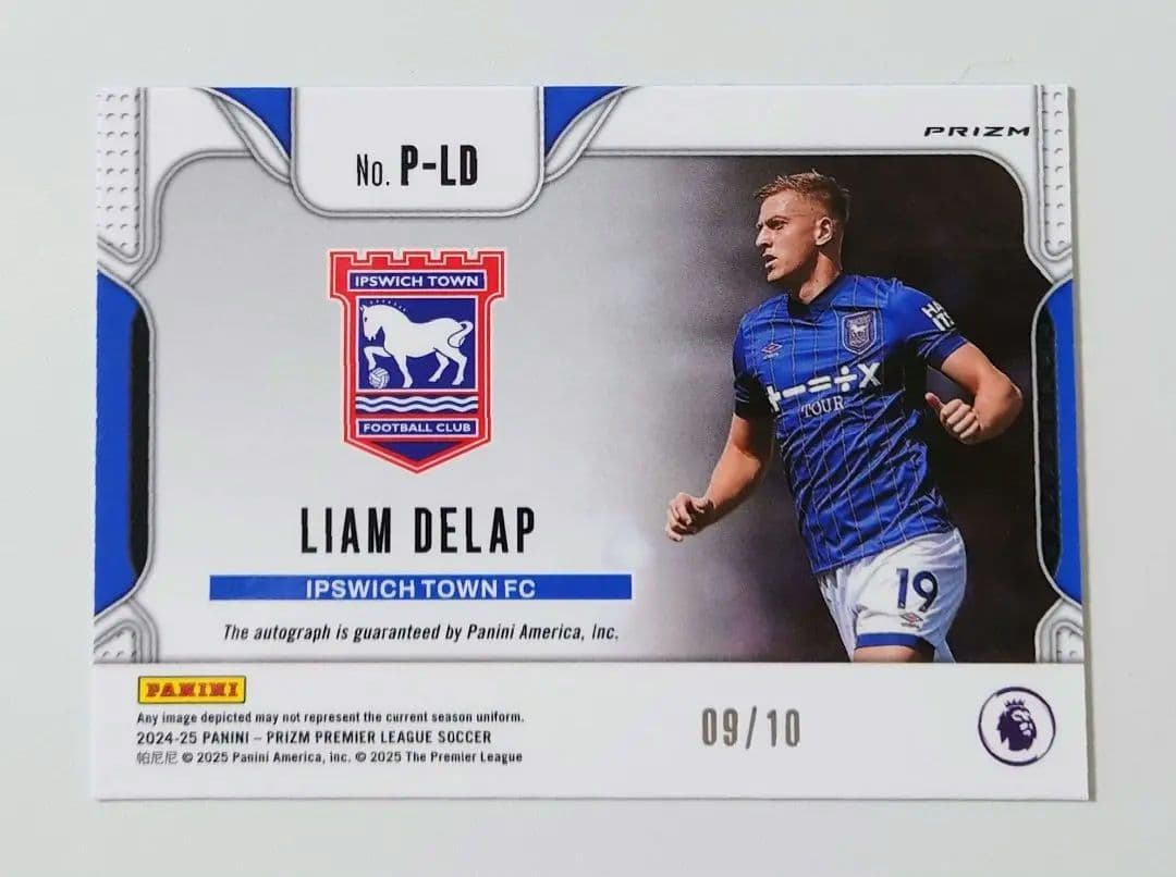 PRIZM リアム・デラップ LIAM DELAP 直筆サイン 10枚限定 - メルカリ