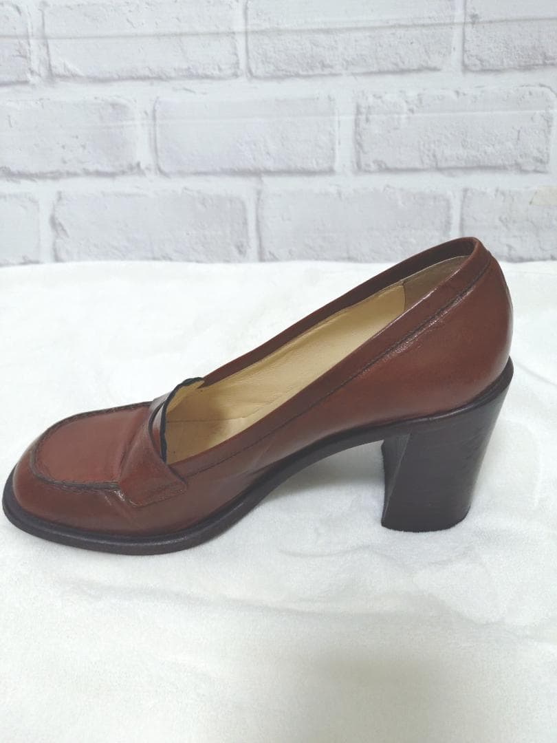 MIU MIU ミュウミュウ ブラウン ヒール パンプス 23.5cm
