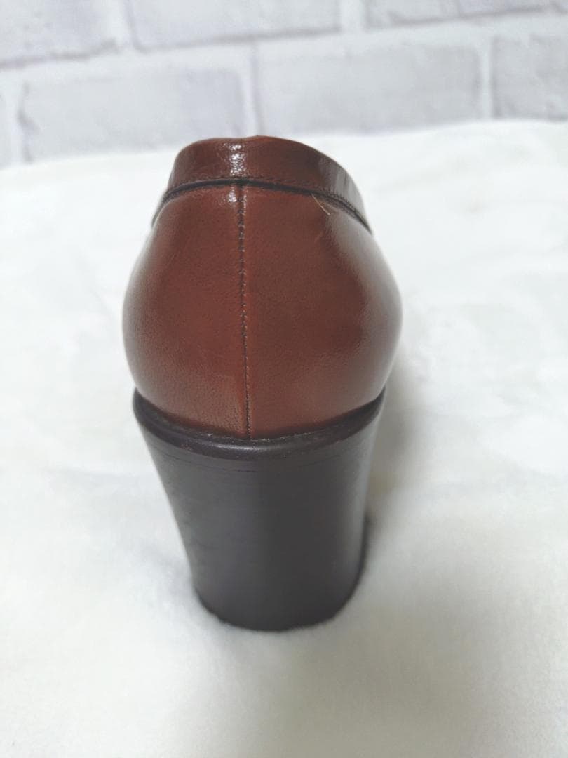 MIU MIU ミュウミュウ ブラウン ヒール パンプス 23.5cm