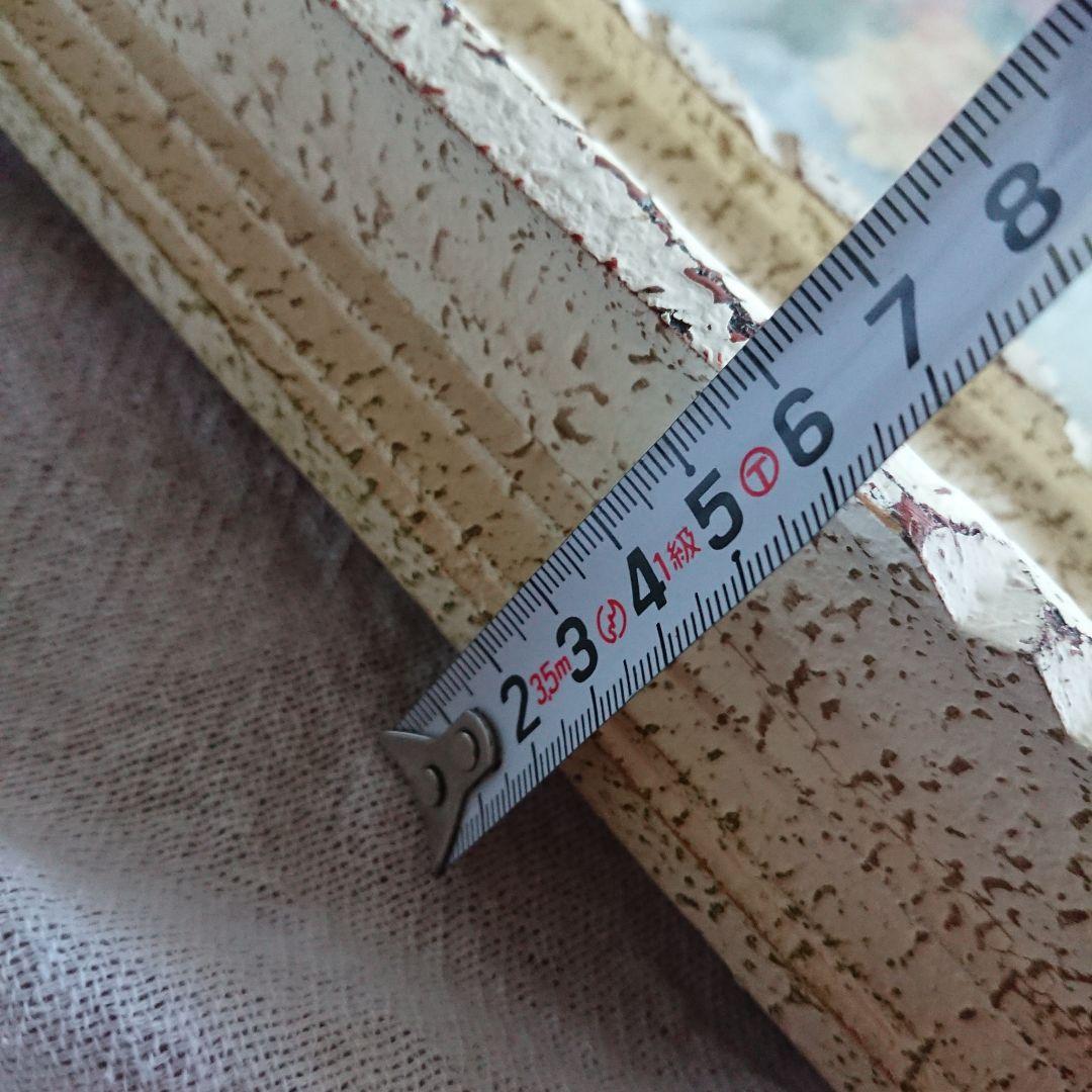 薔薇 古い 絵画 油彩 昭和レトロ 額縁 花 /アンティーク フランス