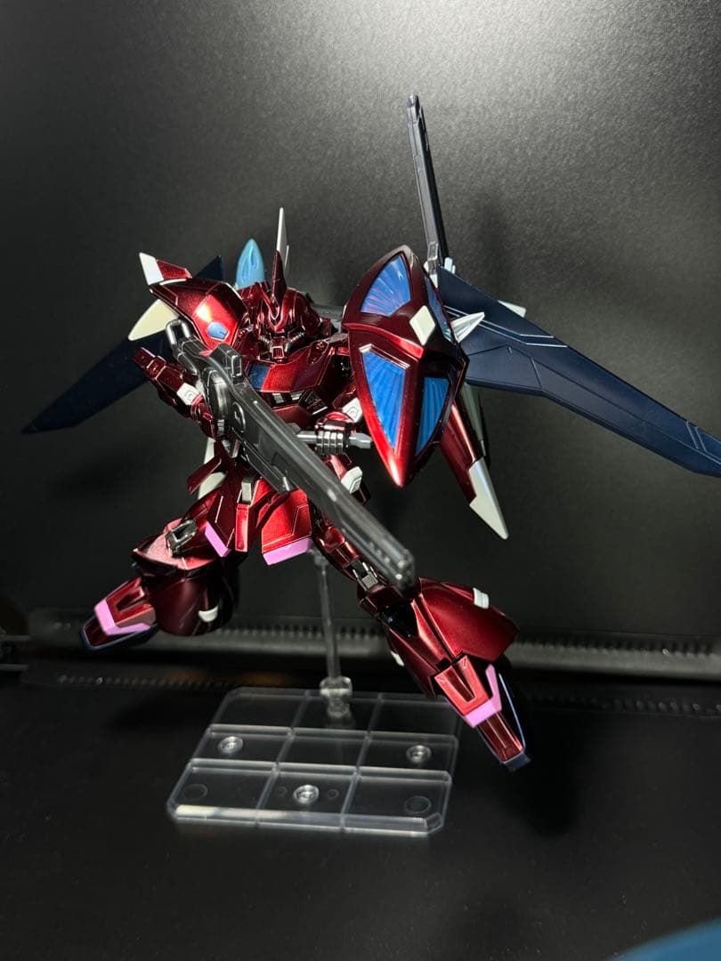 HGゲルググメナース　組み立て済み【キャンディ塗装】 HG ゲルググメナース キャンディ塗装完成品 - メルカリ