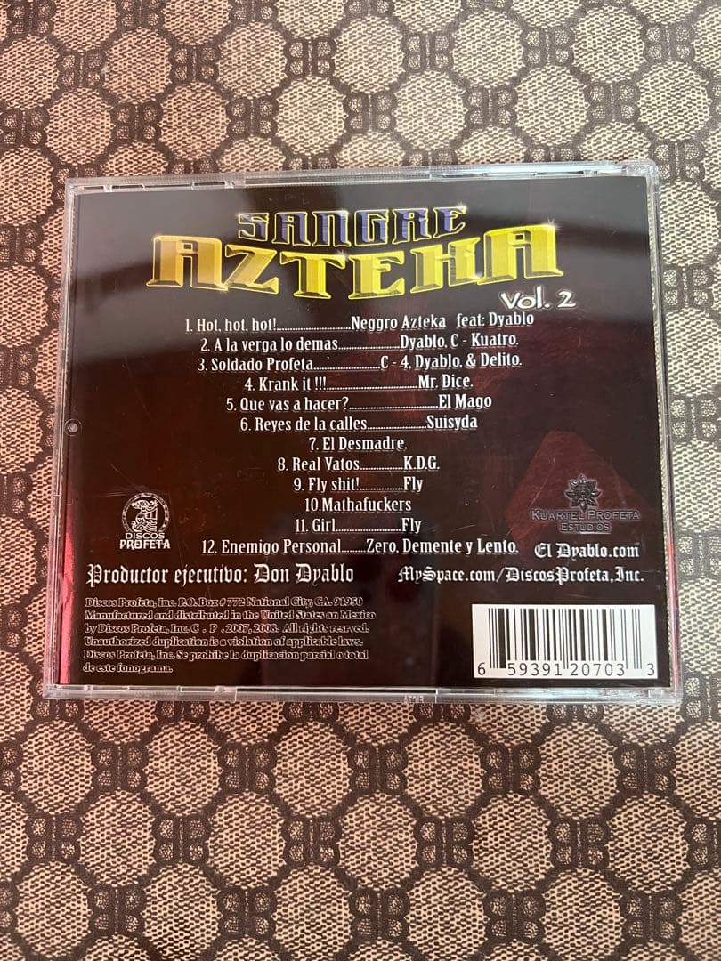 Sangre Azteka Vol. 2 チカーノ Chicano g rap