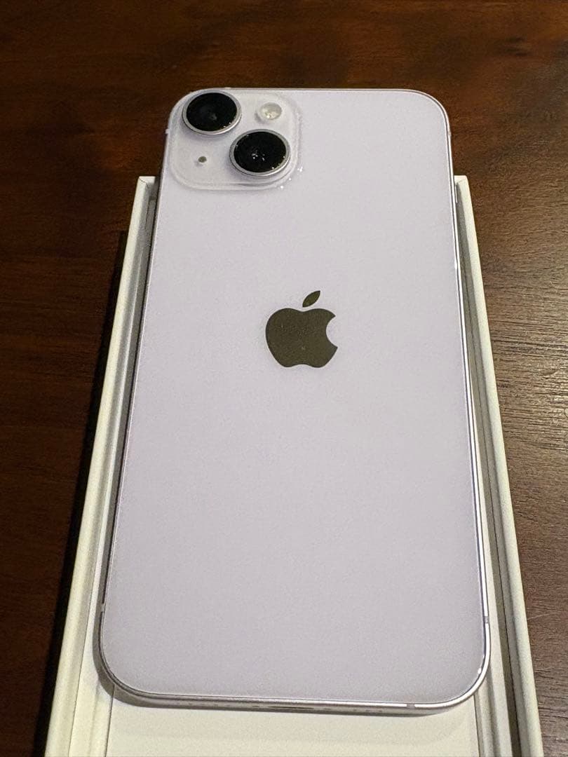 美品Apple iPhone 14 パープル 本体