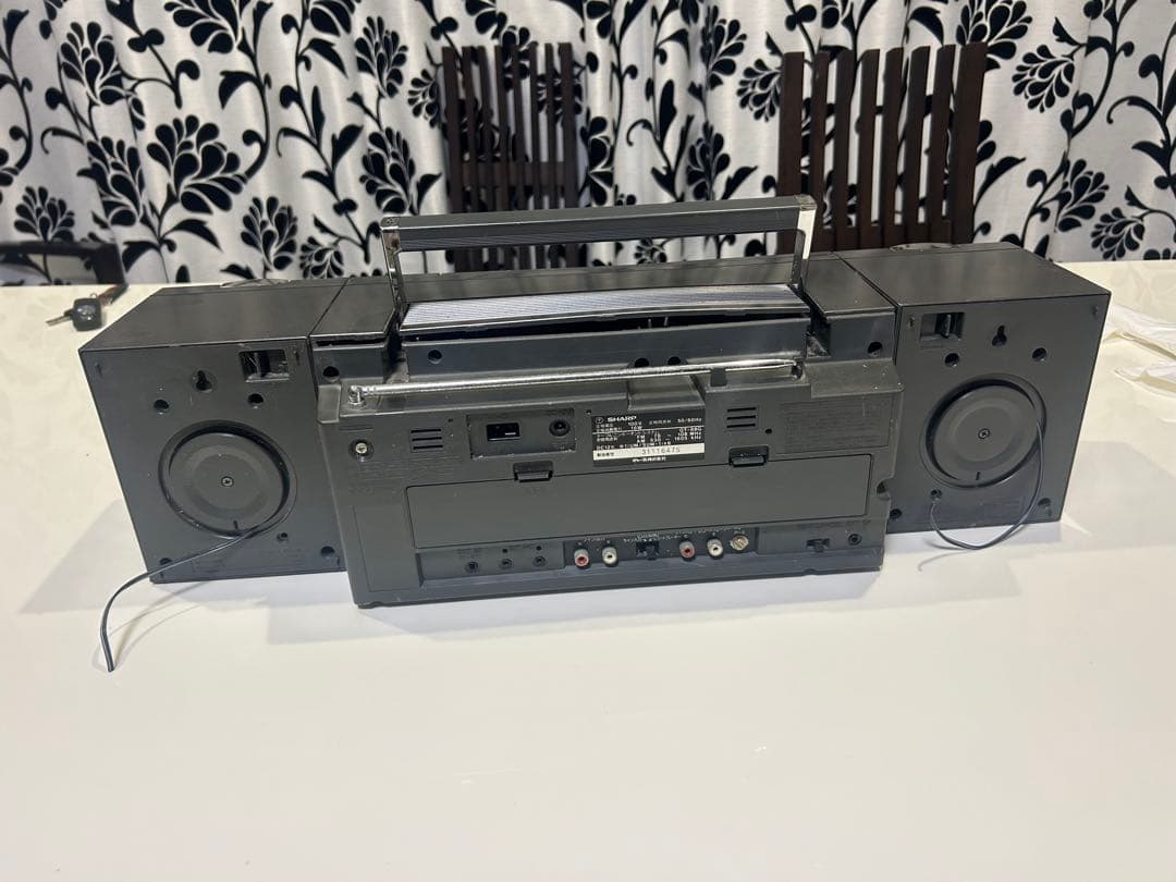 SHARP Q38 Double ラジオ・ラジカセ ジャンク