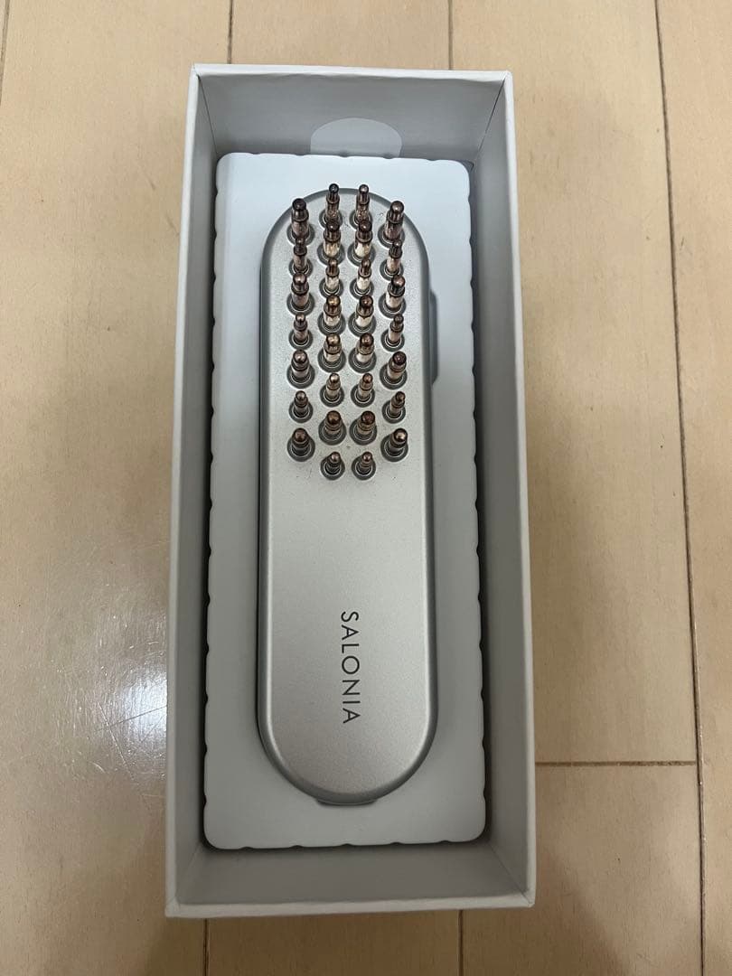 SALONIA 電気バリブラシ　シルバー