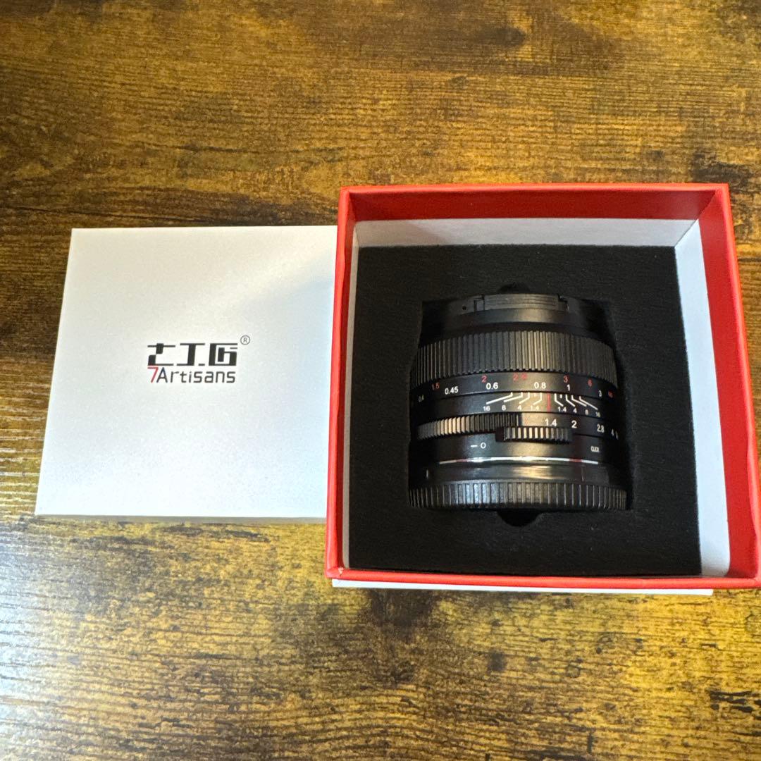 7Artisans 35mm f/1.4 単焦点レンズ　Lマウント　最終値下げ 約270gの大口径単焦点レンズ「7Artsians 35mm F1.4 III」…絞りクリック