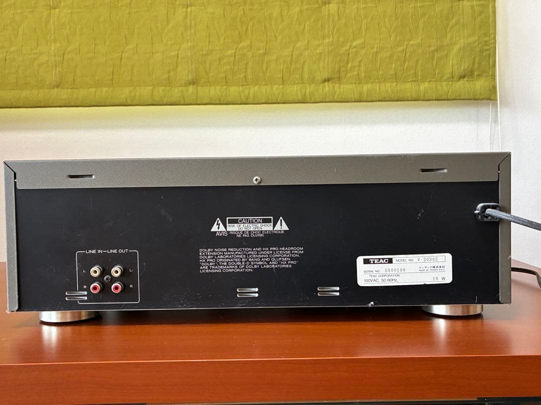 【10/28迄】TEAC V-2030S カセットデッキ