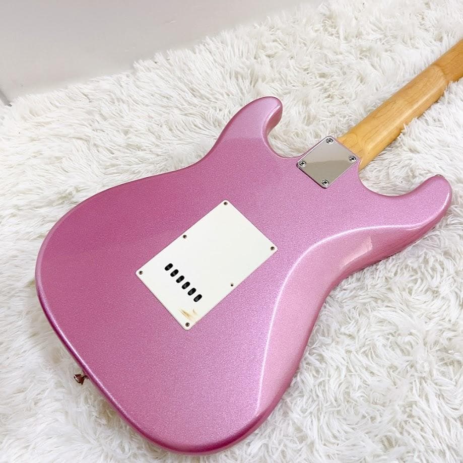 PHOTOGENIC ストラト ラメピンク エレキギター マッチングヘッド