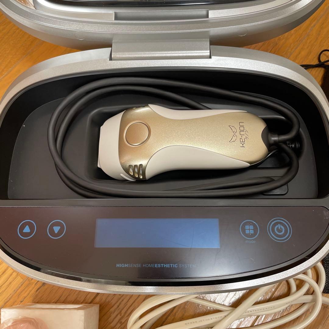 ケノン脱毛器 8.5J ピンクのカートリッジ付き