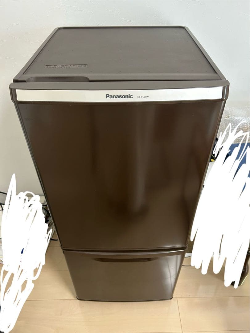 Panasonic NR-B145W-T 冷蔵庫 ブラウン