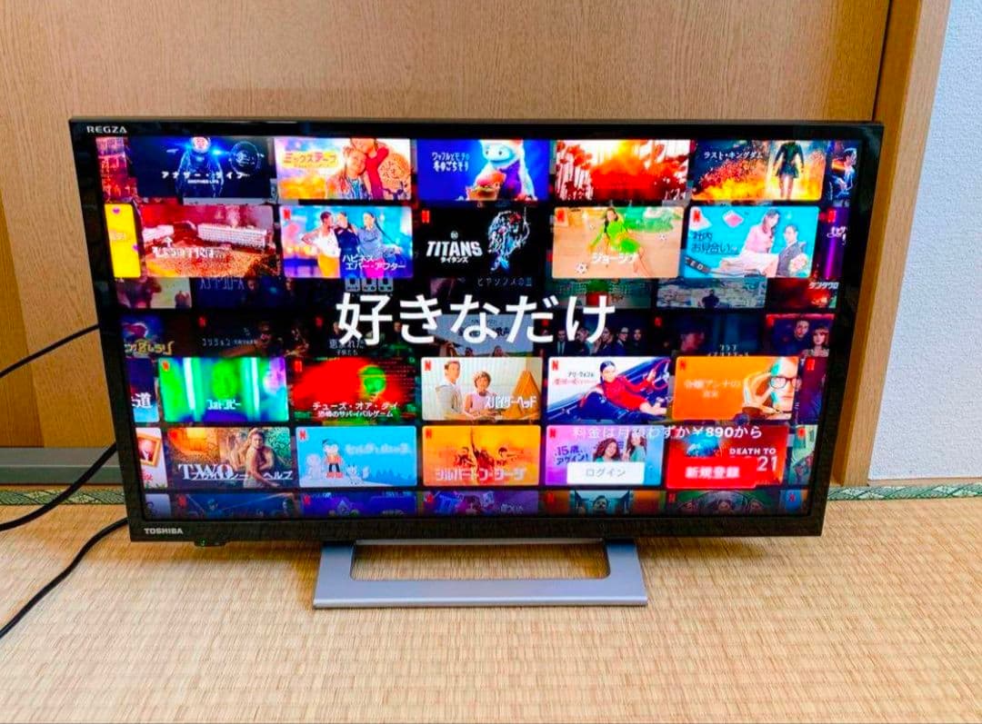 WiFiスマートテレビ 東芝 24v型　動画アプリ／地上波✨2022年製