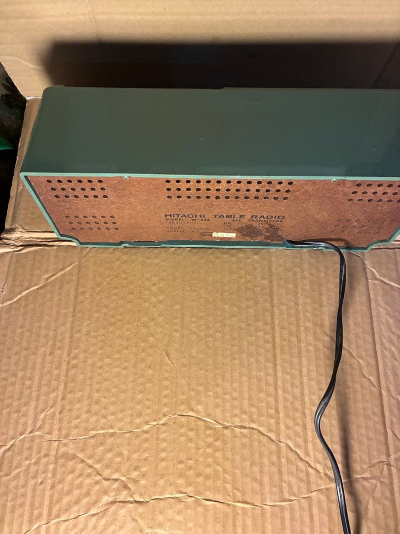 W-543 MW/SWラジオ受信機　HiTACH