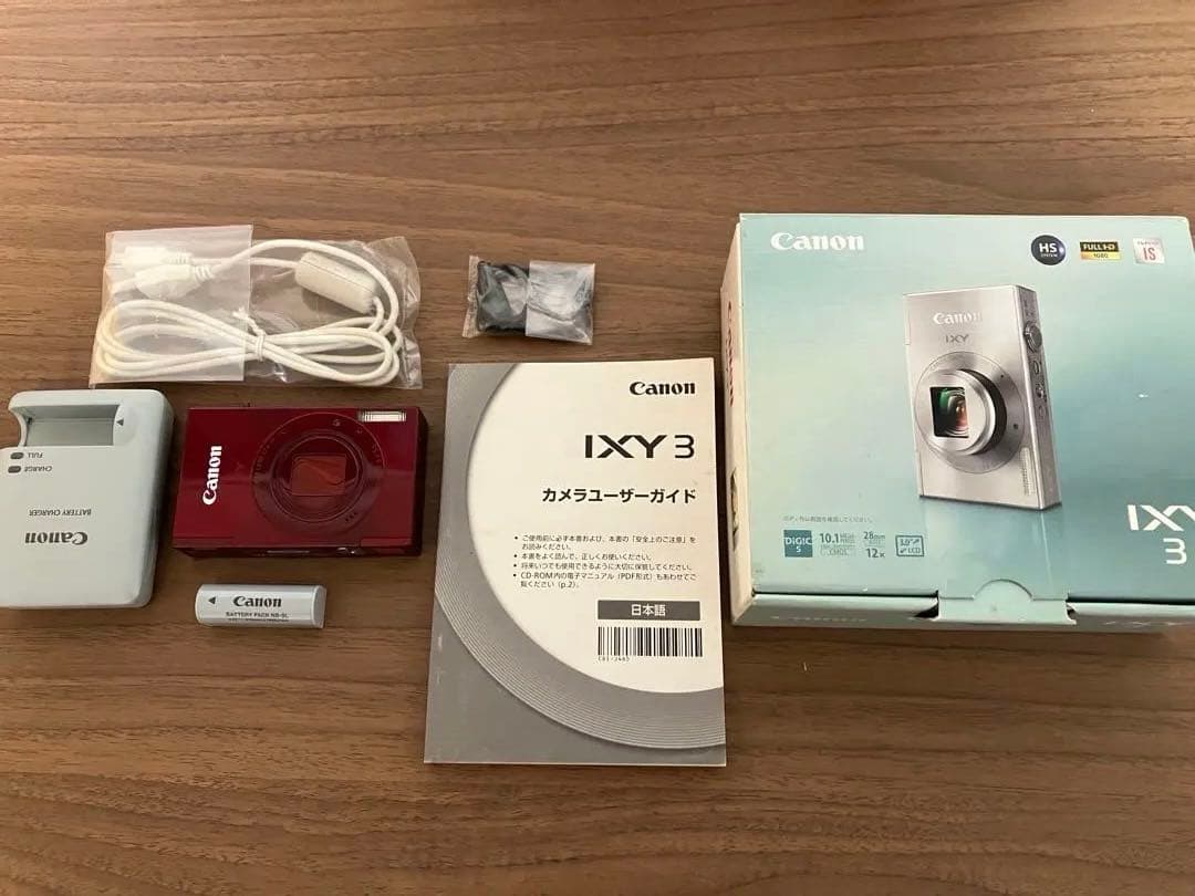 キヤノン Canon IXY3 PC1736 レッド ★元箱付属★