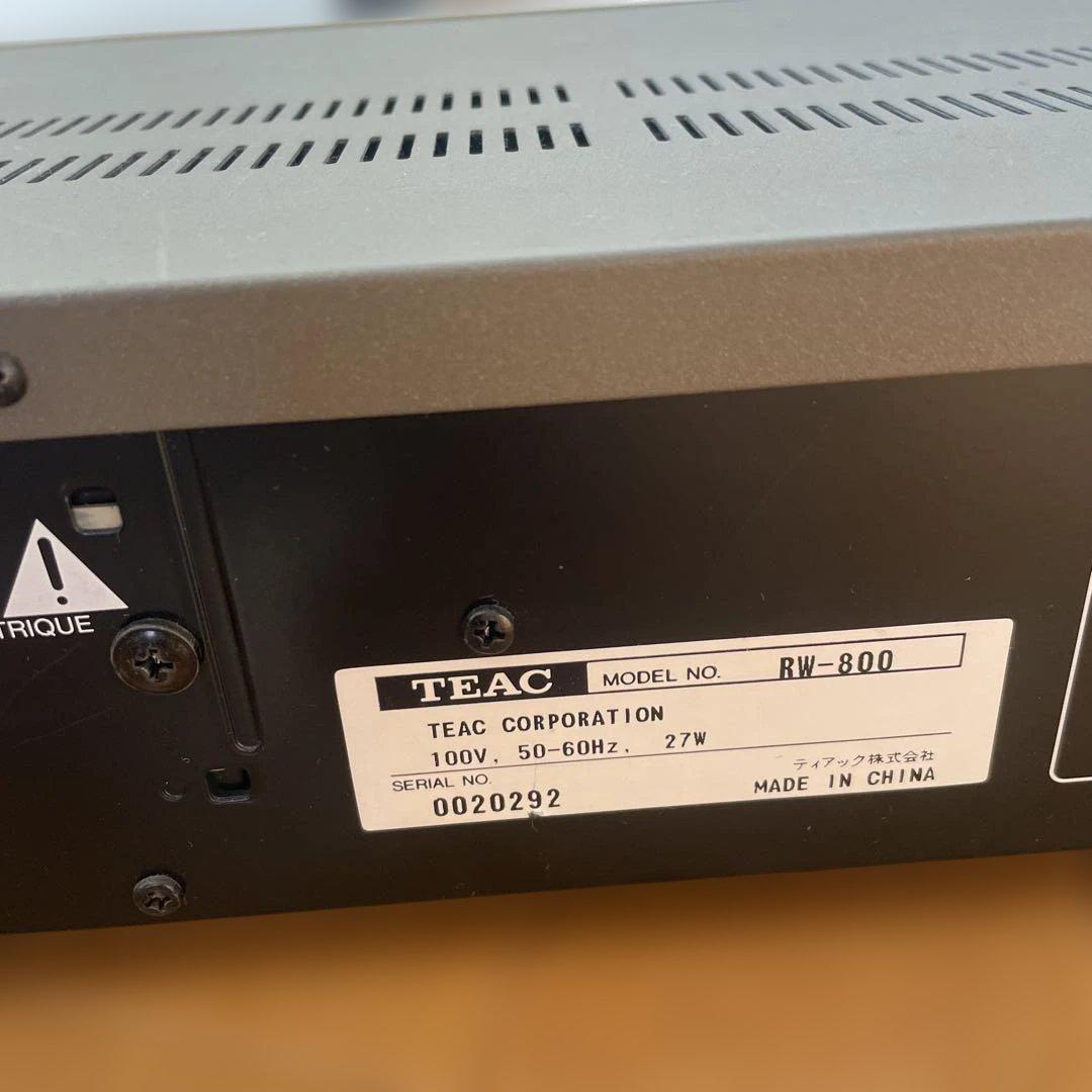 TEAC RW-800 CDレコーダー