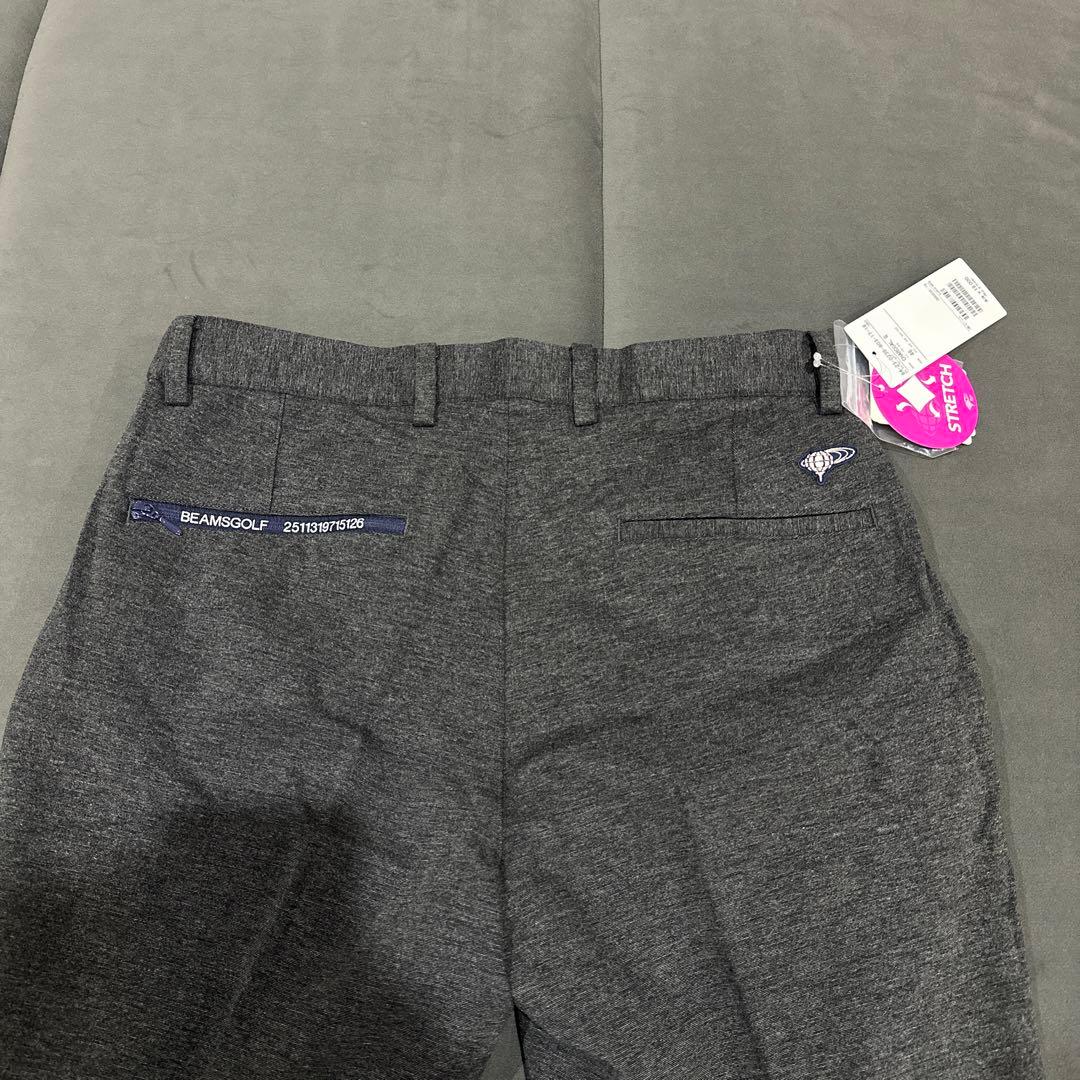 新品‼️【BEAMS GOLF】スリムフィット グレー パンツ 46 M