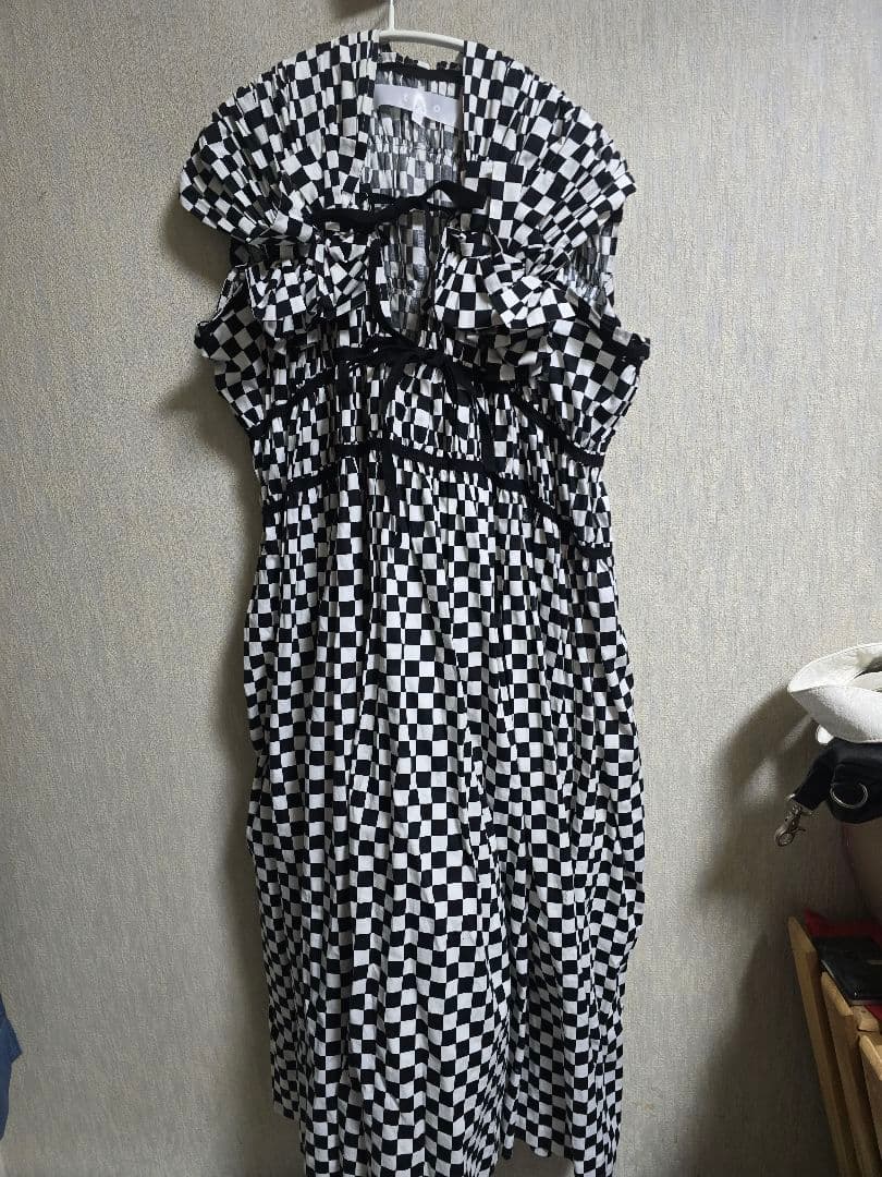 2023ssコムデギャルソン TAOタオ チェックリボンワンピース - メルカリ