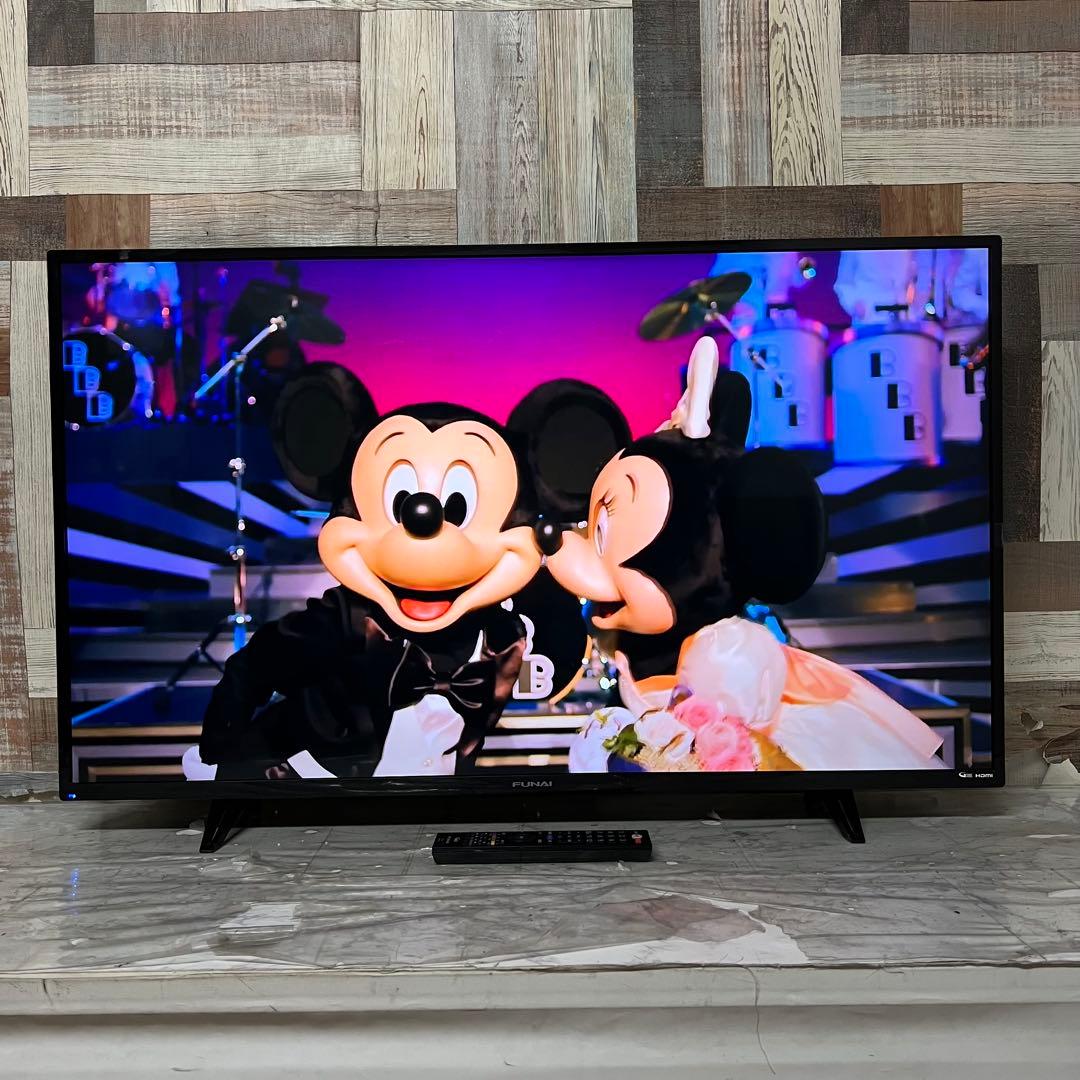即日受渡❣️全国送フナイ4K43V型地上・BS・110度CSテレビ外付HDD対応