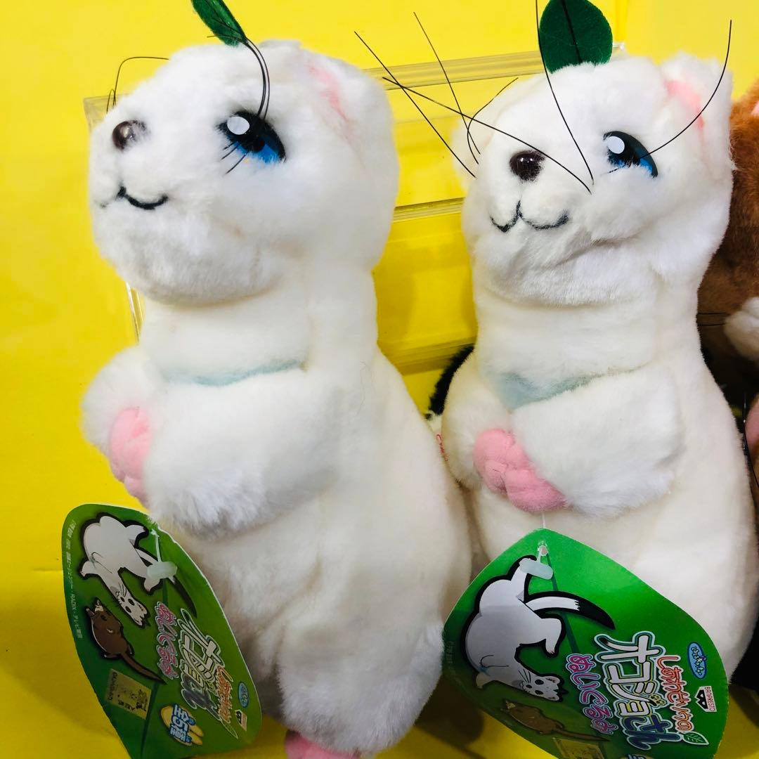 激レア☆バンプレストしあわせソウのオコジョさん ぬいぐるみ 4個