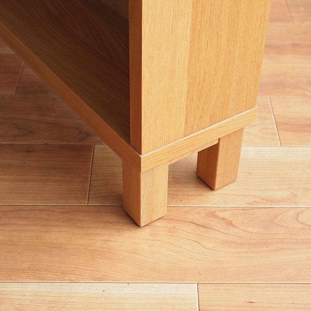 無印良品/MUJI オーク材 薄型ラック・ワイド小 奥行16cm 本棚 - メルカリ