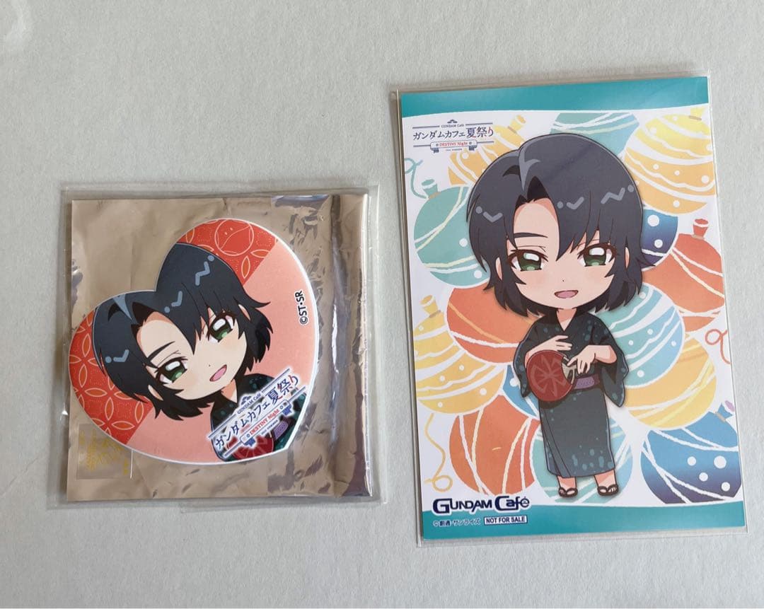 ガンダムカフェ 夏祭り アスラン ハート型マグネットバッジ - メルカリ