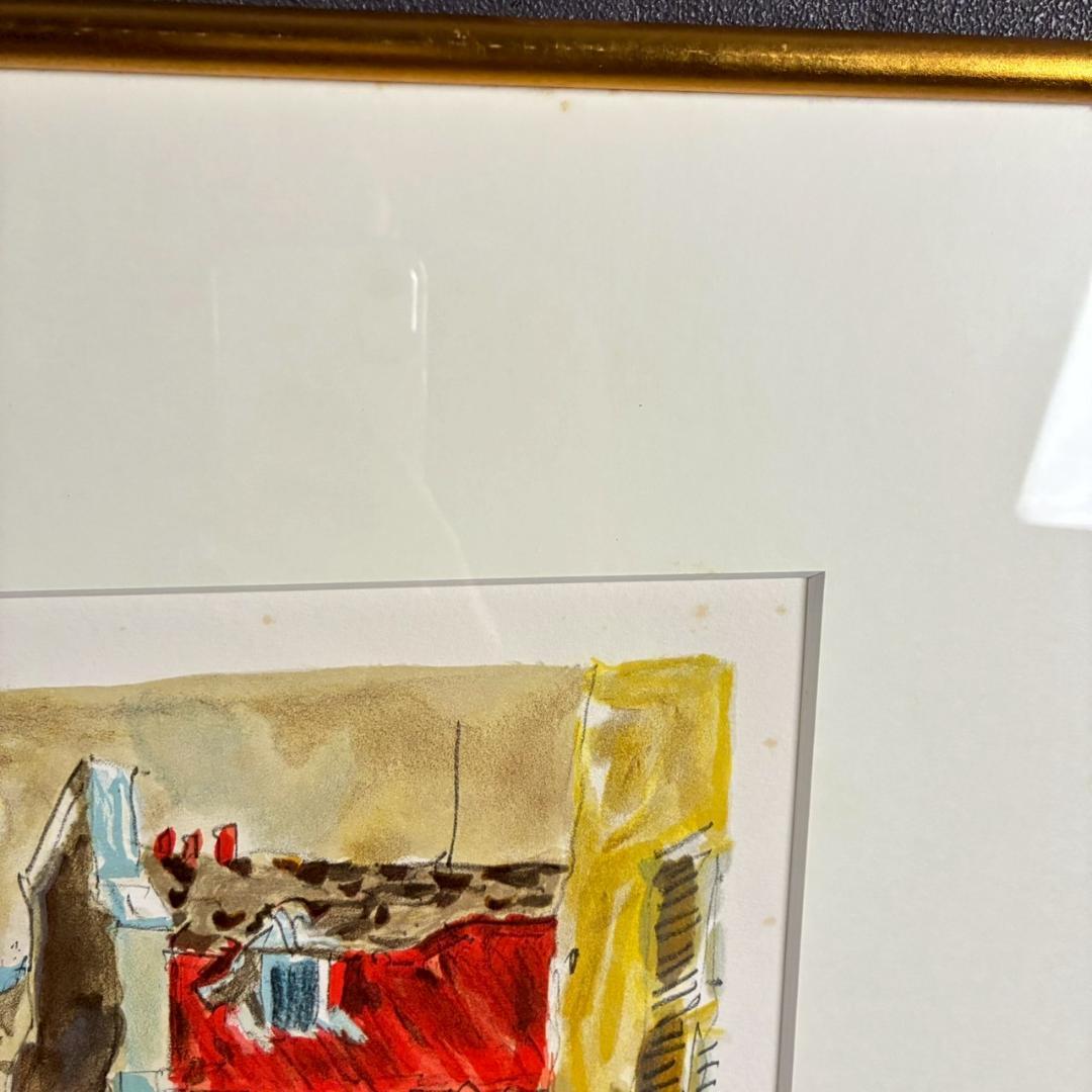 ⭐︎版画のみ⭐︎児玉幸雄「ムフタール通り」リトグラフ 直筆サイン有