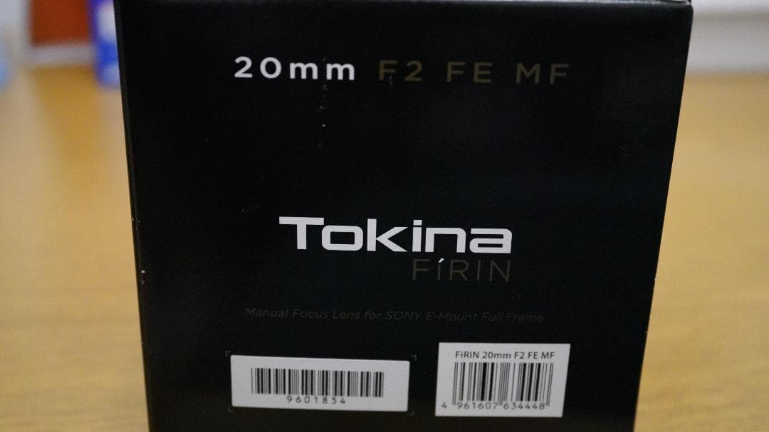発送込みTOKINA 　FiRIN 20mm　 F2FE /MF α Eマウント