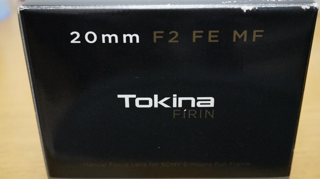 発送込みTOKINA 　FiRIN 20mm　 F2FE /MF α Eマウント