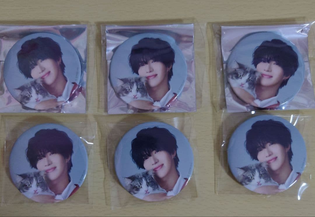 さとみくん 実写缶バッジ