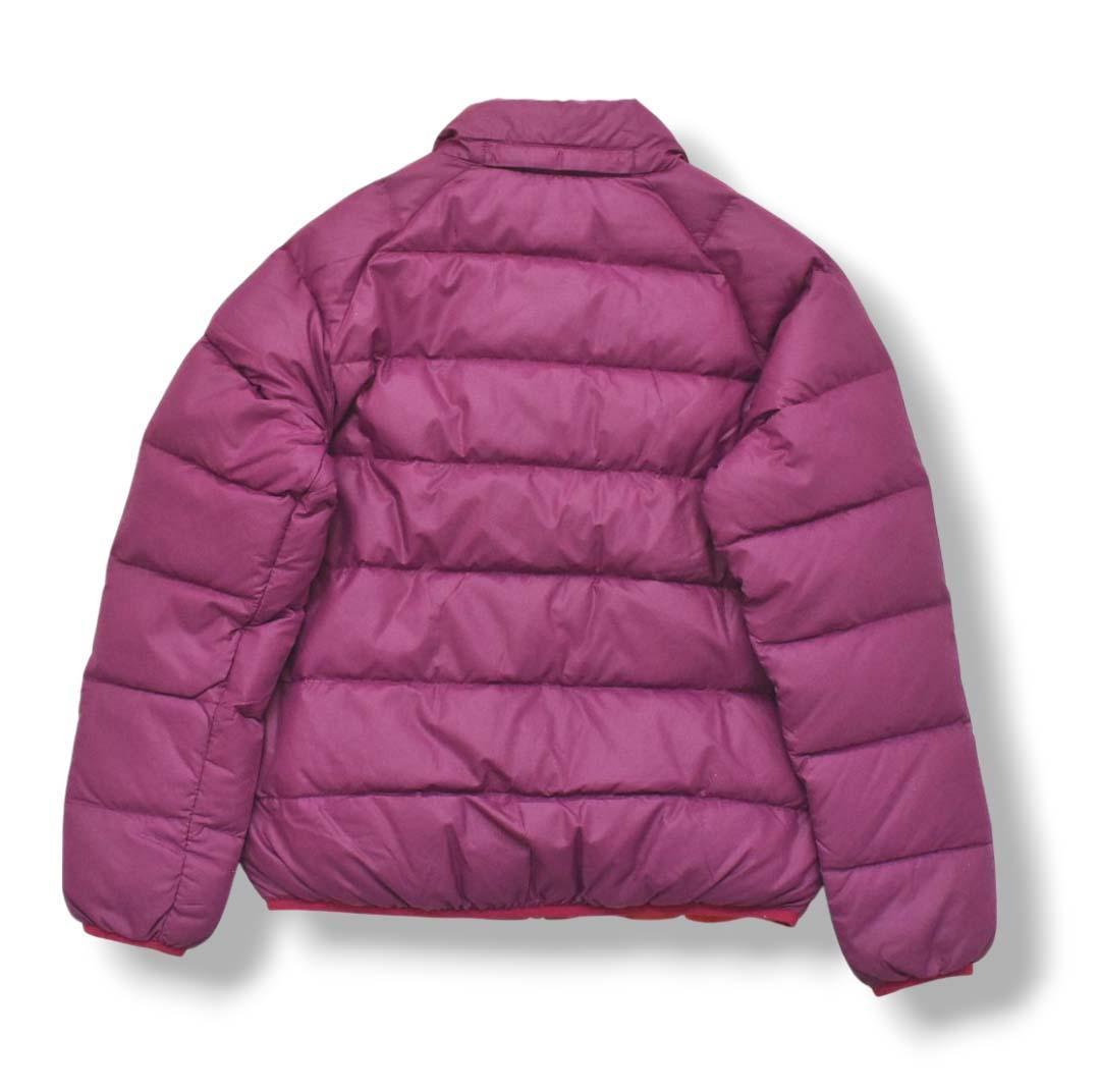 モンベル montbell ダウンジャケット 160 紫 キッズ レディース
