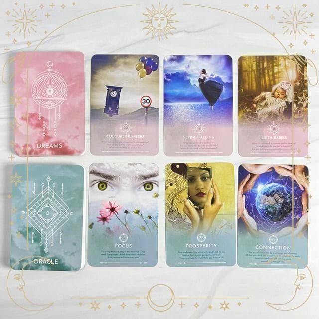 美麗海外デッキ✨夢を占う✨直感的な潜在意識を呼び覚ますドリーム＆オラクルカード