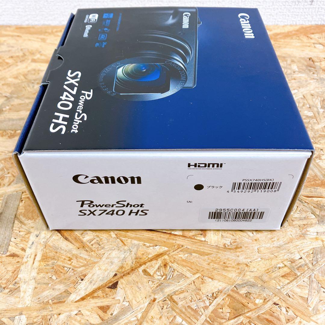 【新品・未使用】Canon キャノン POWERSHOT SX740 HS 黒