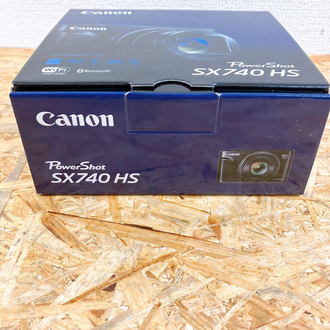 【新品・未使用】Canon キャノン POWERSHOT SX740 HS 黒