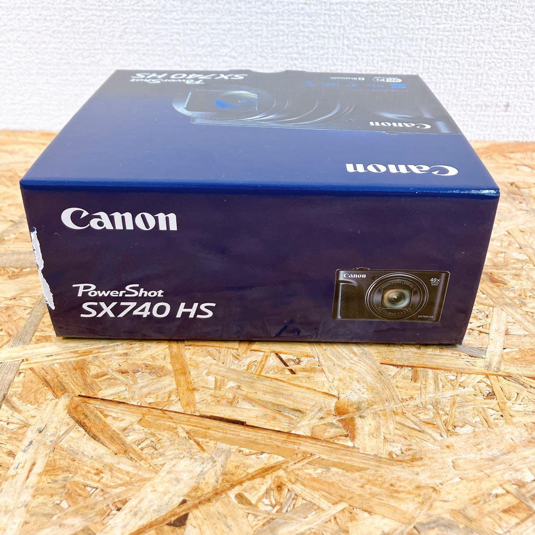 【新品・未使用】Canon キャノン POWERSHOT SX740 HS 黒