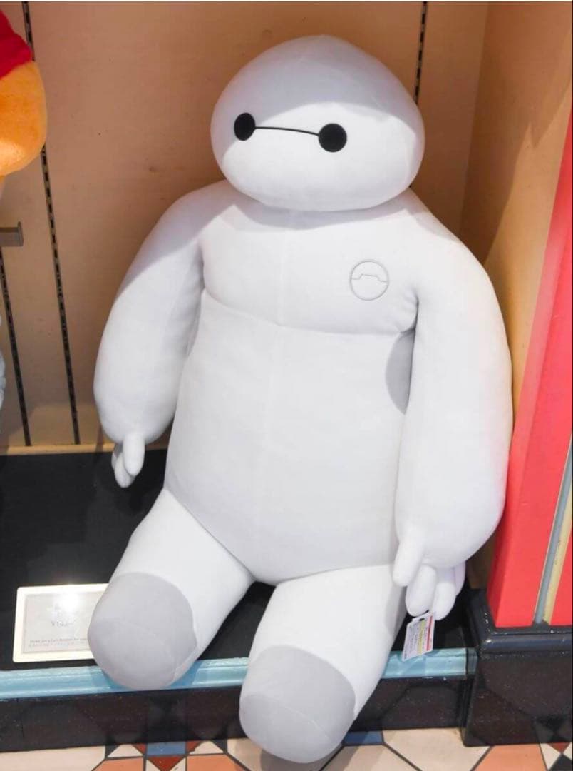 ベイマックス ぬいぐるみ ホワイト （座り高さ75cm） ディズニーストア