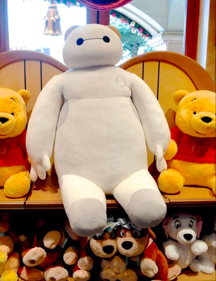 ベイマックス ぬいぐるみ ホワイト （座り高さ75cm） ディズニーストア